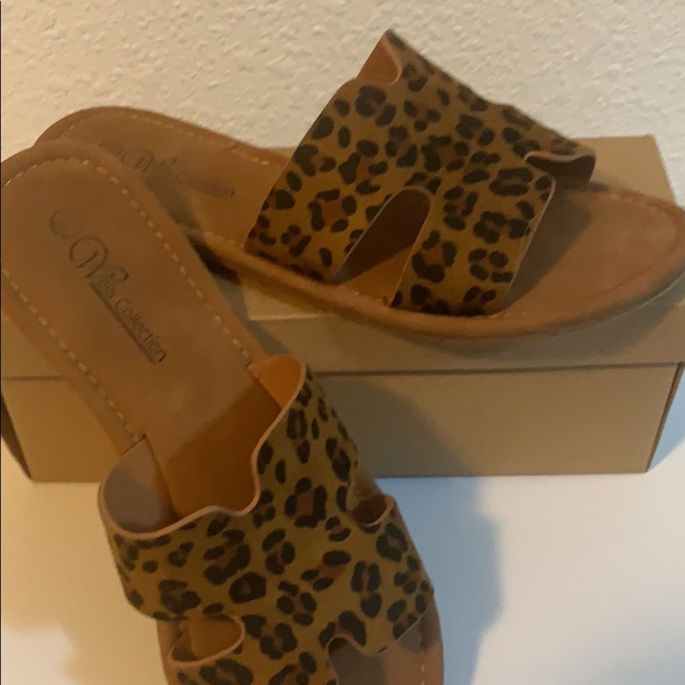 Cheetah Print Sandals